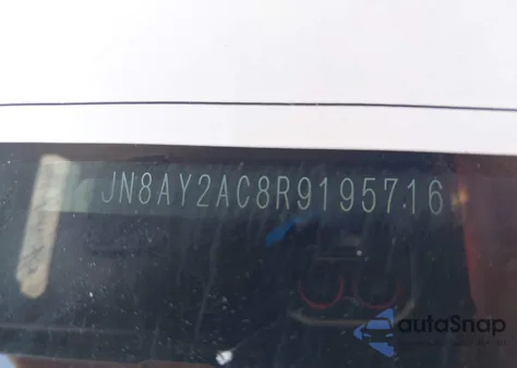 2024 Nissan Armada Sv 2Wd из США, поврежденный, VIN JN8AY2AC8R9195716